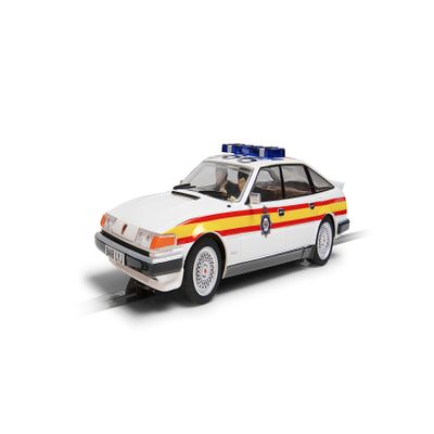 Scalextric Rover SD1 1980's Sussex Police Car Livery 1:32 Slot Race Car C4342