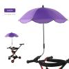 Baby Stroller Umbrella, 8 Bones Baby Stroller Parasol with Clamp 360Adjustable Baby Pram Umbrella UPF 50+ UV Resistant Sun Protection Baby Stroller Umbrella for Outside view 2
