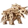 UGEARS Triceratops Dinosaur 3D Wooden Puzzles for Adults - Wooden Models Kits for Adults Dinosaur Model Kit Dino Wood Puzzle Animal Models for Adult Brain Teaser, Hobby Set view 1