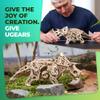 UGEARS Triceratops Dinosaur 3D Wooden Puzzles for Adults - Wooden Models Kits for Adults Dinosaur Model Kit Dino Wood Puzzle Animal Models for Adult Brain Teaser, Hobby Set view 3