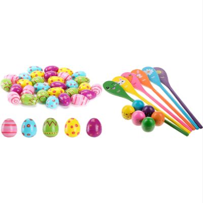 Mr. Pen- Egg and Spoon Race Game Set, 36 Eggs and 6 Spoons