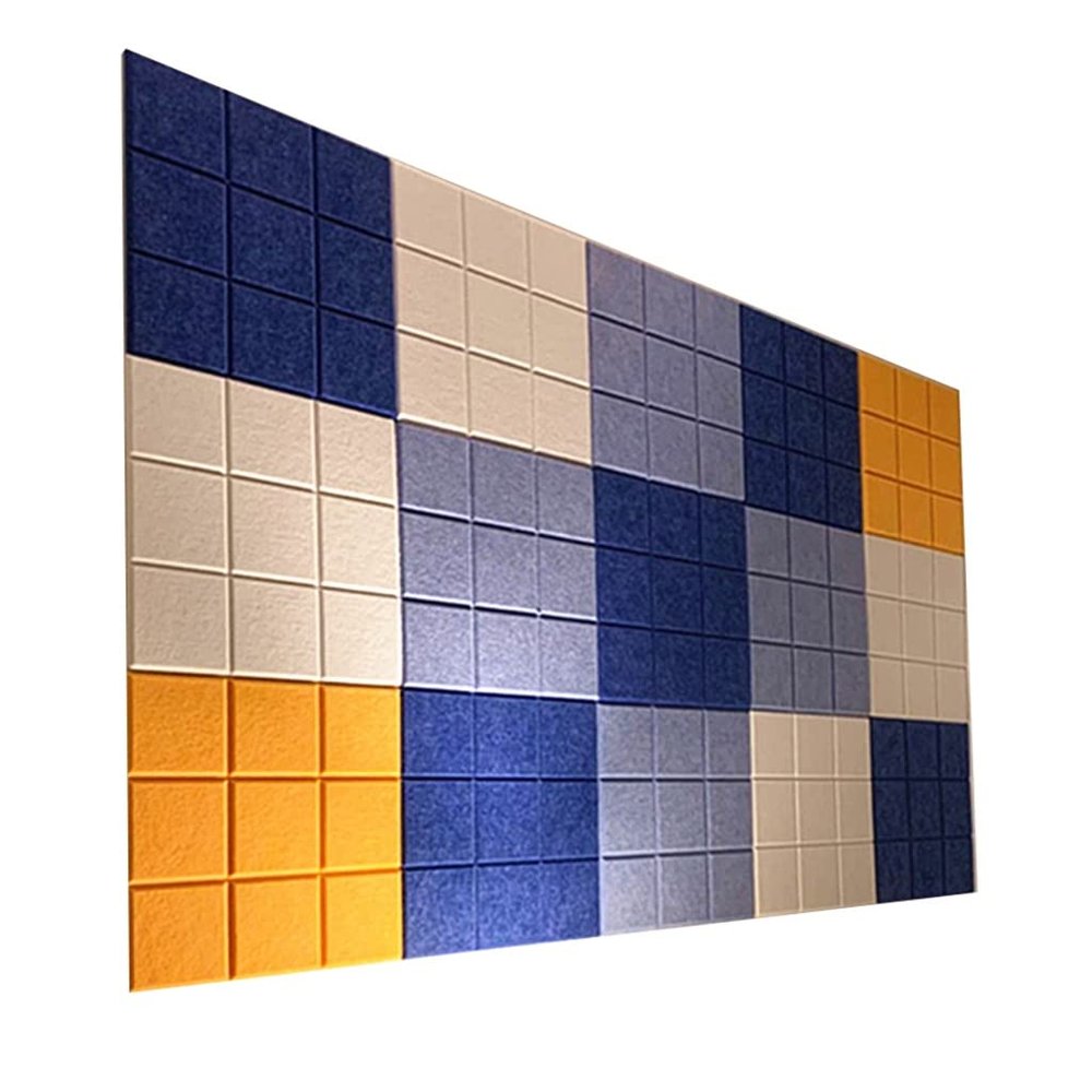 Felt Board Tiles Nine Palace Grid Felt Learning Board, Wall Decoration Display Board/Work Display/soundproofing Board