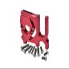 Aluminum 7075-T6 Sliding Motor Mount for Arrma 1:7 and 1:8 R/C Car and Truck Upgrade Parts - Red view 1