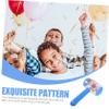 FELTECHELECTR 12pcs Inflatable Hammer Toys for Boys and Girls Cartoon Decorative Toy Hammers with Bell Fun Party Supplies for Birthdays Classrooms and Outdoor Activities view 3