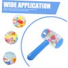 FELTECHELECTR 12pcs Inflatable Hammer Toys for Boys and Girls Cartoon Decorative Toy Hammers with Bell Fun Party Supplies for Birthdays Classrooms and Outdoor Activities view 4