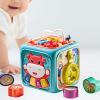 Kokiya Activity Cube Baby Musical Toys 6 Sided Activity Centers Play Center Toy for Boys Girls, Blue view 4