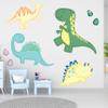 Dinosaur Wall Dcor for Kids Bedrooms  Cute Dinosaurs & Dinosaur Eggs Wall Decals  Made in USA  (Dinosaur, Large) view 2