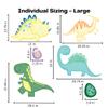 Dinosaur Wall Dcor for Kids Bedrooms  Cute Dinosaurs & Dinosaur Eggs Wall Decals  Made in USA  (Dinosaur, Large) view 3