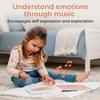 Cali's Books Bad Day, Good Day Emotions Books by Mother Moon - Feelings Book for Toddlers 1-3, Musical Books for Kids, Interactive Toddler Sound Book, Montessori Learning Music Toys view 2