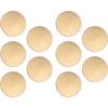 Blank Coins for Engraving 10pcs Blank Brass Challenge Coin Golden Engraving Lucky Coin Token Antique Commemorative Coin Traditional Fortune Coin Engraving Blanks view 1