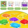 ABERLLS Stepping Stones for Kids 3 4 5 6 7 Year Old, Toddlers Turtle Balance Climbing Toys, Outdoor Indoor Sensory Play, Obstacle Course Coordination Game view 2