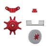 1/10 RC Crawler Tool Kit 2.2 1.9 Beadlock Wheels Rim Holder Tires Assembling Removing Clip for TRX4 TRX6 Axial SCX10 Capra GEN7 GEN8(Red) view 1