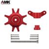 1/10 RC Crawler Tool Kit 2.2 1.9 Beadlock Wheels Rim Holder Tires Assembling Removing Clip for TRX4 TRX6 Axial SCX10 Capra GEN7 GEN8(Red) view 2