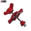 1/10 RC Crawler Tool Kit 2.2 1.9 Beadlock Wheels Rim Holder Tires Assembling Removing Clip for TRX4 TRX6 Axial SCX10 Capra GEN7 GEN8(Red) view 4