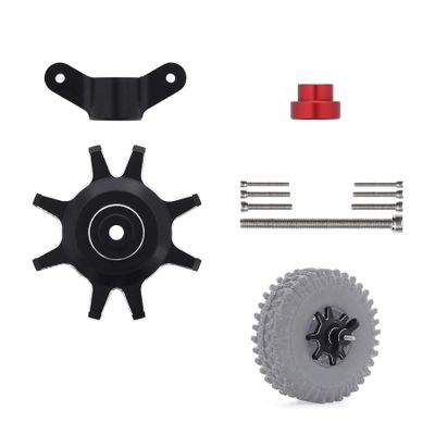 1/10 RC Crawler Tool Kit 2.2 1.9 Beadlock Wheels Rim Holder Tires Assembling Removing Clip for TRX4 TRX6 Axial SCX10 Capra GEN7 GEN8 (Black)