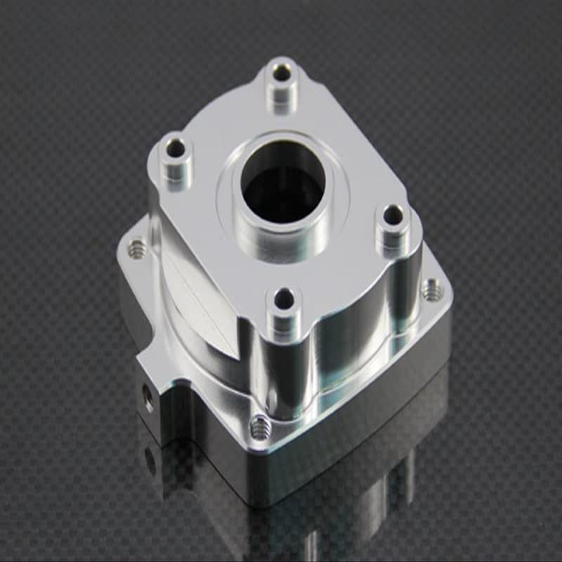 GTBRacing CNC Aluminum Engine Clutch Housing Case for 1/5 RC Car HPI km rovan Baja 5b ss 5t 5sc (Silver)