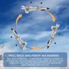 QIYHBVR Rc 4 Channel Remote Control Fighter Jet Rc Plane Ready to Fly with 3D&6G Fixed Wing Glider Stunt Plane for Adults, One Key Stunts Rc Airplane, High Speed Rc Airplane view 3
