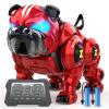 Lterfear Robot Dog for Kids, Remote Control Robot Rechargeable Programing Stunt Robo Dog with Sing, Dance, Touch Function, Robotic Dog Toy for Boys Ages 5 6 7 8 9 10+ Birthday Gifts, Red view 1