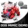 Lterfear Robot Dog for Kids, Remote Control Robot Rechargeable Programing Stunt Robo Dog with Sing, Dance, Touch Function, Robotic Dog Toy for Boys Ages 5 6 7 8 9 10+ Birthday Gifts, Red view 2