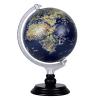 POCHY Beautiful Globe Lighting Globe 360 Rotating World Globe with Stand Rechargeable Hd Globes Desktop Geographic Globes Home Decoration Fine and Clear view 1