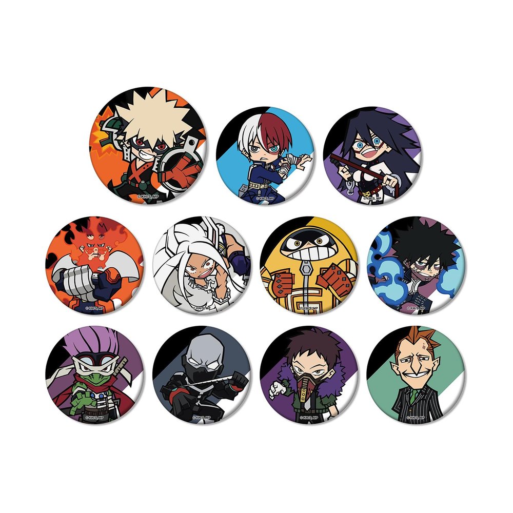 TV Anime My Hero Academia Trading Deformed Mat Can Badge Ver.B Box of 11