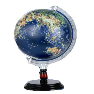 POCHY Beautiful Globe Illumination Led Globe Smart Ar World Globe Hd 3D Bump Globes for Students School Learning Geographic Globes Fine and Clear