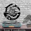Silent Quartz Wall Clock Sea Animal Dohin Clock Nursery Wall Vinyl Record Art Clock Modern Design Wall Clock 12 Inch (30cm) Arabic Numerals view 3