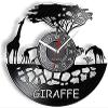 Round Wall Clock Vinyl Record Art Zoo Vinyl Record Nursery Crafts Decorative Gift view 1
