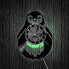Round Wall Clock Sound Baby Penguin Handmade Clocks Bedroom Clock Home Wall Clock Decorative Gift view 3