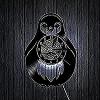 Round Wall Clock Sound Baby Penguin Handmade Clocks Bedroom Clock Home Wall Clock Decorative Gift view 4