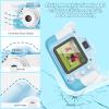 DEWEL Kids Camera, Toy Camera, Toddler Camera, 1080P HD Selfie Digital Video Camera for Boys/Girls, Mini Toddler Camcorder with 32G SD Card, Ideal Christmas Birthday Gift for Childrens Age 3-9(Blue) view 3