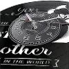 Wall Clocks for Living Room Exclusive Wall Clock Family Affection Between Brother and Sister Parenthood Wall Clock Nursery Musical Battery Powered view 2