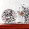 Round Wall Clock Baby Shower Cartoon Girl Round Plate Clock for Kitchen Bedroom Home Office School Decorative Gift view 2