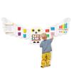 Monlurd Montessori Owl Busy Board - Sensory Wall Panel for Toddlers, Wooden Activity Board for Kids 6M+, Montessori Educational Toys for Baby Learning, Playroom & Daycare Furniture view 1