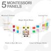 Monlurd Montessori Owl Busy Board - Sensory Wall Panel for Toddlers, Wooden Activity Board for Kids 6M+, Montessori Educational Toys for Baby Learning, Playroom & Daycare Furniture view 3