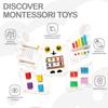 Monlurd Montessori Owl Busy Board - Sensory Wall Panel for Toddlers, Wooden Activity Board for Kids 6M+, Montessori Educational Toys for Baby Learning, Playroom & Daycare Furniture view 4
