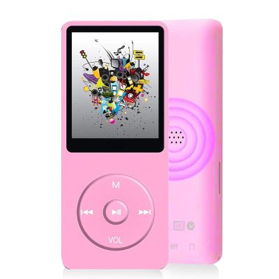 Mp3 Mp4 Player for Kids, MP3 Player with 1.8in HD Screen, FM Radio, Earphone, Portable HiFi Audio Player with Voice Recorder Video Photo Viewer E Book Games ()