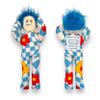 AVINITI Funny Gag Gift - Stress Relief - Slap Around Sam Doll - for Friends, Co-Worker, Men, Women, Husband, Wife, Girlfriend, Boyfriend (Blossom Checks) view 1