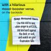 AVINITI Funny Gag Gift - Stress Relief - Slap Around Sam Doll - for Friends, Co-Worker, Men, Women, Husband, Wife, Girlfriend, Boyfriend (Blossom Checks) view 2