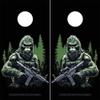 Bigfoot Hunting Cornhole Wraps Kustom Art view 1