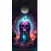 Purple Skull Ooze Cornhole Wraps Kustom Art view 2