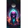 Purple Skull Ooze Cornhole Wraps Kustom Art view 3