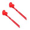 BESPORTBLE Outdoor Clip Heart-Shaped Maker 2 Pieces Plastic Molds Winter Fun for Children view 1