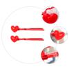 BESPORTBLE Outdoor Clip Heart-Shaped Maker 2 Pieces Plastic Molds Winter Fun for Children view 2