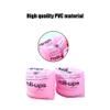 2 Pack Inflatable Swim Arm Bands,Adjustable Pool Floaties, Thickened Safety Swim Wings, Arm Floaties for Swimming Training, Water Floats (Pink) view 3