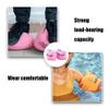 2 Pack Inflatable Swim Arm Bands,Adjustable Pool Floaties, Thickened Safety Swim Wings, Arm Floaties for Swimming Training, Water Floats (Pink) view 4