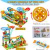 Marble Run Building Blocks for Kid: 3 4 5 6 8 Year Old Montessori Education Preschool STEM Toy - Age 4-8 Kids Creative Puzzle Marbles Track - Christmas Birthday Gifts for Boys Girls view 2