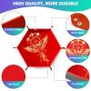 2 Pcs Portable Folding Dice Rolling Tray Set for RPG DND Table Games - PU Leather and Velvet Holder Storage Box - Dragon and Phoenix view 2