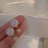 ELROAL Vintage Court Style Light Luxury, Super Shimmering Diamond-Set Flowers, Earrings, Temperament, Versatile Explosive Earrings Women 2000 view 1