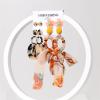 ELROAL Acrylic Earrings Set Ladies Handmade Exaggerated Candy Color Stud Earrings Earring Earring Jewelry 15#26288 view 1